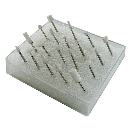Foredom AbrasivePointSet, 35000RPM, 18Pcs, 3/38" AK160