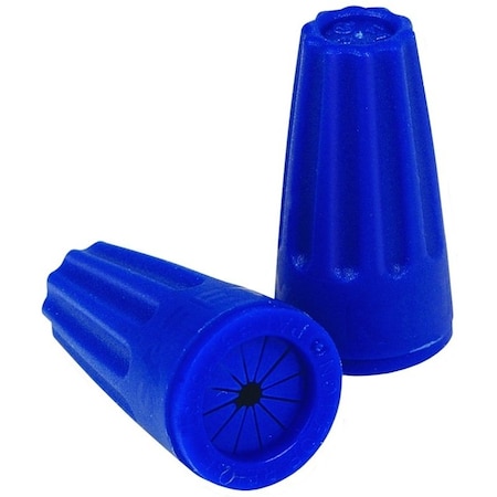 King Innovation Dryconn Series Dry Connector, 22 to 12 AWG Wire, Copper Contact, Blue 10222