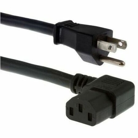 Unc Group POWER-CORD 5-15PTOC13 RIGHT ANG PWCD-515PC13R-10A-03F-BLK