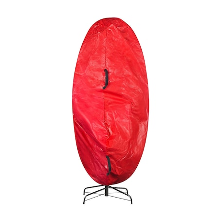 Elf Stor Christmas Tree Storage Bag for up to 9in Artificial Trees Upright Zippered Cover with Cinch Cord 83-DT5160