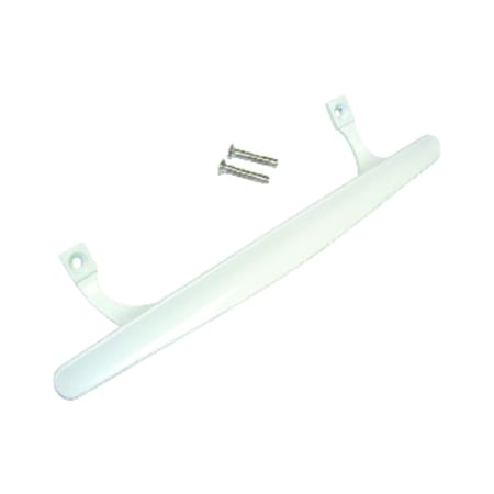 Barton Kramer 1.75 in. L White Metal Patio Door Handle Set 448WC