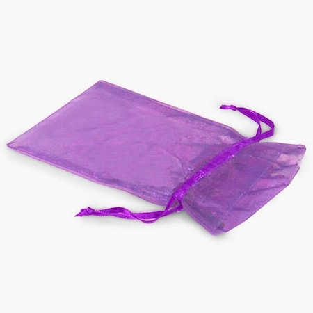 Nashville Wraps Purple Organza Favor Bags, 4x6, 10PK B00143