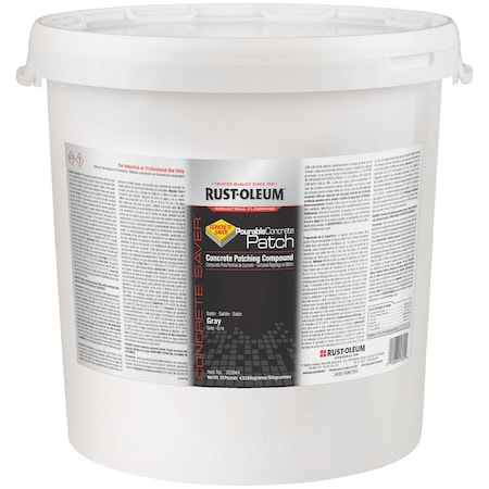 Rust-Oleum Concrete Repair Compound, Pail, Gray, Concrete Saver 353964