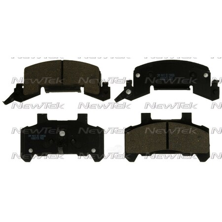 Newtek Automotive Usa Newtek Velocity Plus Economy Semi-Metallic w/Shim Disc Pads SMD289