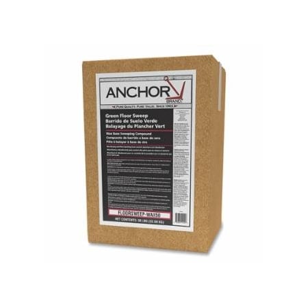 Anchor Brand Wax-Based Floor Sweeping Compound, Green, 50 LB/BX, 50PK 103-FLOORSWEEP-WAX50