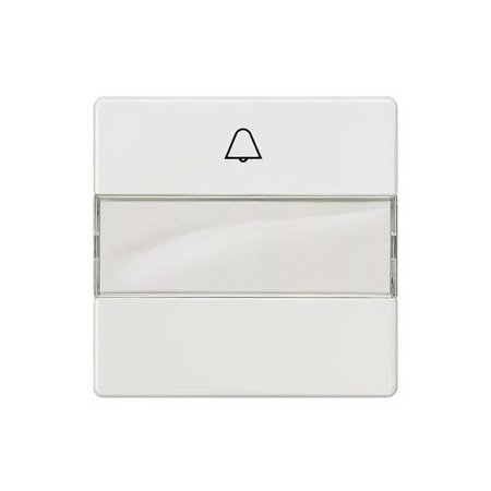 Siemens DELTA i-system titanium white Rocker switch with bell symbol and labeling field 5TG6215