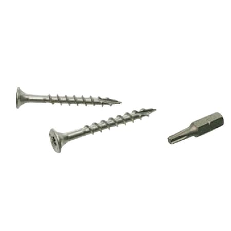 Grip-Rite Do it Best PrimeGuard Max 1-5/8'' T20 Star Drive Trim Head SS Deck Screw, 5 Lb. DIB216427
