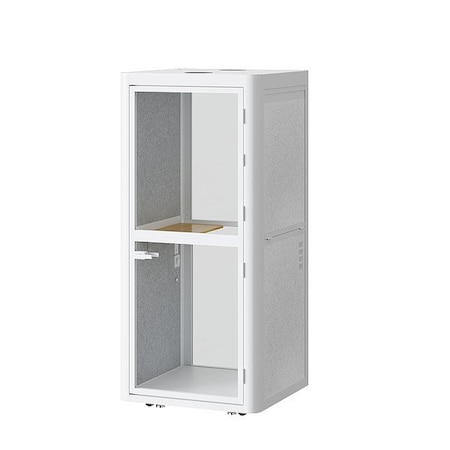 Flexispot Workspace Pod, Aluminum, White, 35 in W EP1FW-KIT