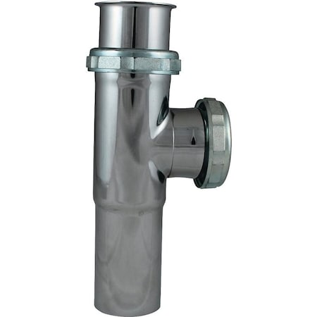 Plumb Pak Tee and Tailpiece, 1-1/2 in, Slip-Joint, Brass PP17CP