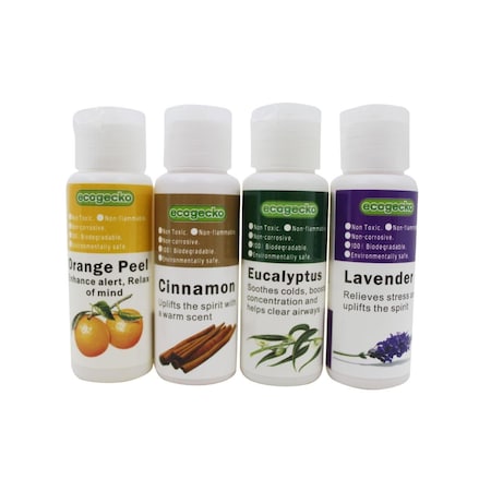 Ecogecko Fragrant Aroma Oil for Water Based Air Revitalizer Air Freshener - Pack of 4, 4PK 75002-4Pack-CELO