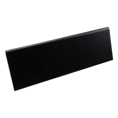Crossville Wall Tiles, Black, 4 in. H, 11.875 in. L WT01.10412BNS