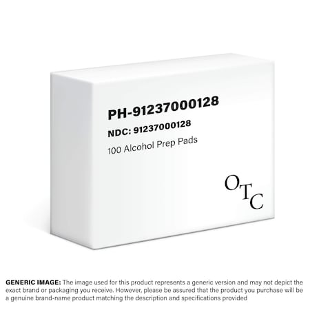 Easy Comfort Alcohol Prep, Pads, 100PK 91237000128