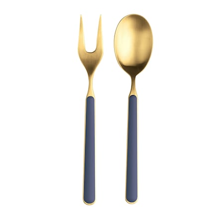 Mepra Fantasia Ice Gold Serving Set - 2 Pieces - Cobalt 10C622110OI