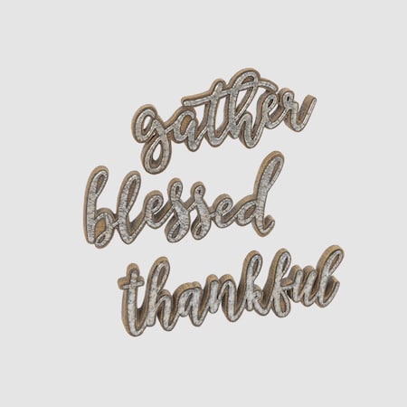 Gerson 11 in. Tabletop Sign Fall Decor 2589230