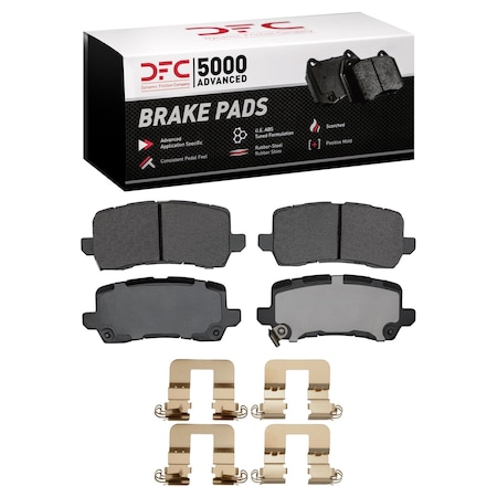 Dfc 5000 Advanced Disc Brake Pad Set, 1551-1698-01