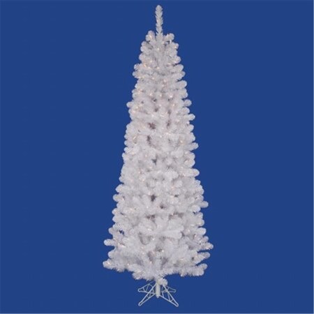 Vickerman 6.5 ft. x 32 in. White Salem Pencil DuraL 250C A103266
