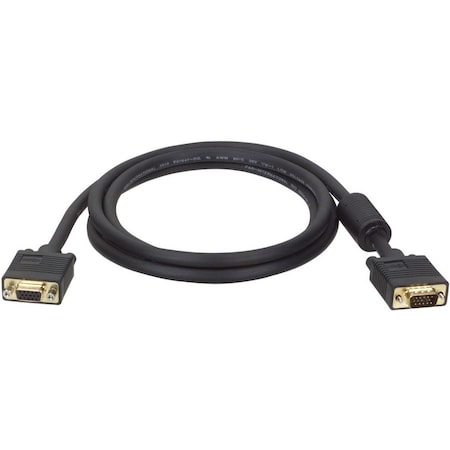 Tripp Lite by Eaton 6ft VGA Coax Monitor Extension Cable with RGB High Resolution HD15 M/F 6ft P500-006