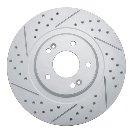 Dynamic Friction Co DFC Geoperformance Rotor - Drilled and Slotted 830-03053L