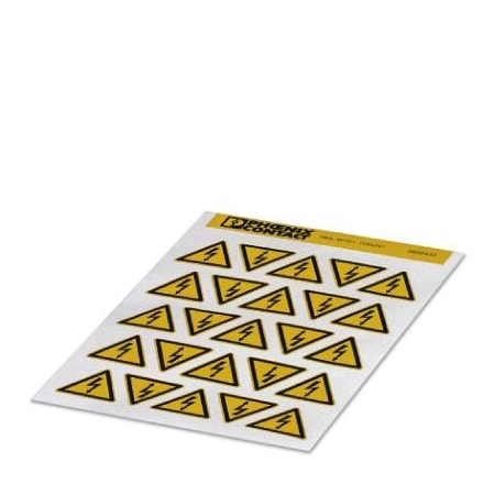 Phoenix Contact PML-W101 25X25 Warning label Sheet 0830433