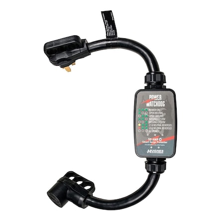 Hughes 120V 50 Amp Autoformer Power Watch Dog Surge Protector HAFPWD50
