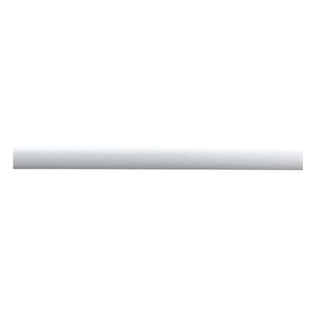 Acrovyn Handrail, White, Oval, 10 ft L 6C949N