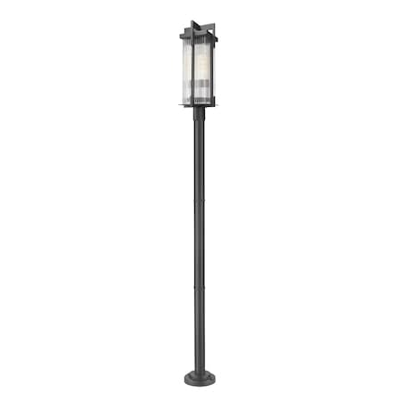 Z-Lite Fortis Sand Black 2 Light Outdoor Post Mounted Fixture 5031PHBR-567P-BK