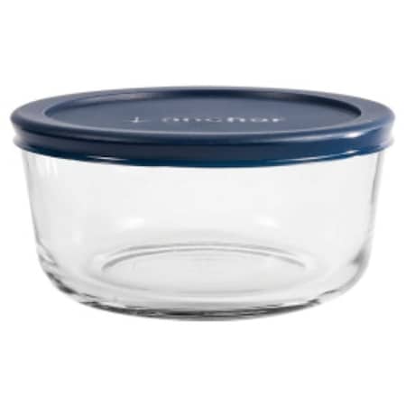 Anchor Hocking FOOD STORAGE CTNR RND GLS 4CUP 85907L20