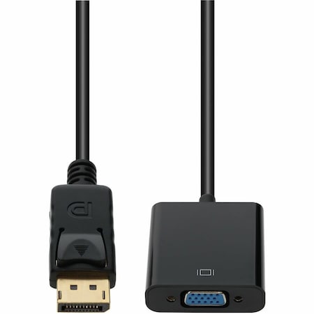 Add-On Addon 20.00Cm (8.00In) Displayport Male To Vga Female Black Adapter DISPLAYPORT2VGA