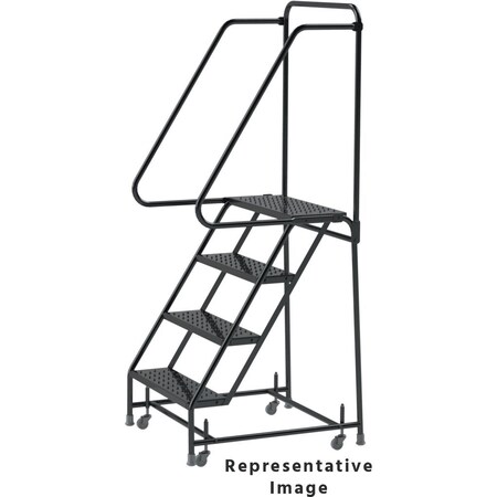 Ballymore Rolling Ladder, Steel, 38 in.H H418R