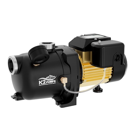 K2 Pumps 3/4 HP Thermoplastic Shallow Well Jet Pump WPS07503K
