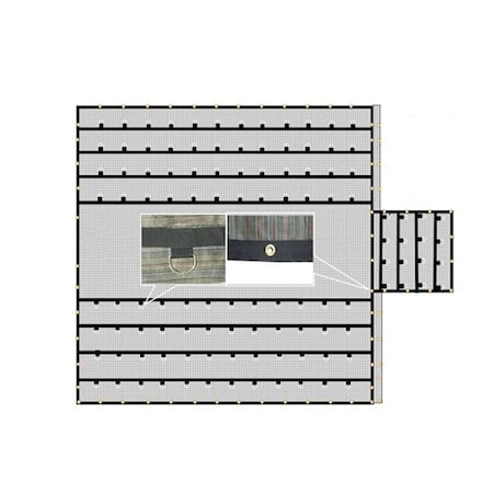 Mytee Products Bee Net/Bee Hauling Tarp 10ft Drop with 20ft Length BT2820