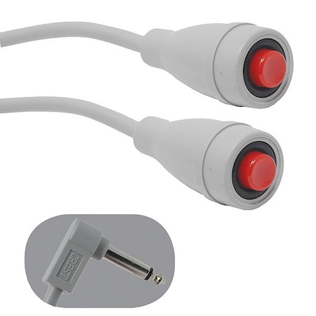 Crest Healthcare Economical Call Cord, 12 ft Cable L 7700DG-12