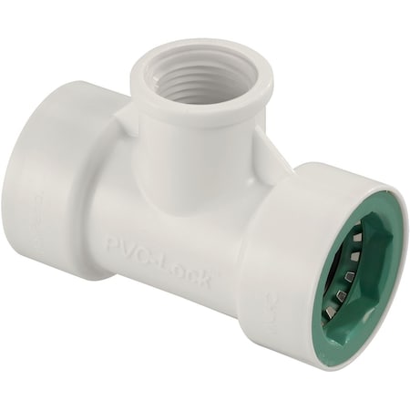Orbit 3/4'' x 1/2'' FPT PVC-Lock Tee 34772