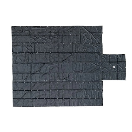 Mytee Products Heavy Duty 18oz Lumber Tarp 24x27 8ft Drop - Black LT
