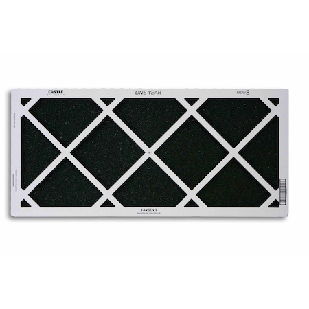 Castle Filters 14x30x1 Castle High Flow MERV 8 HVAC One-Year Air Filter 1-1430