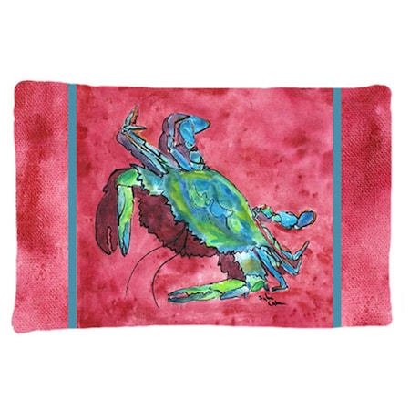 Carolines Treasures 20.5 x 30 in. Crab Moisture Wicking Fabric Standard Pillow Case 8379PILLOWCASE