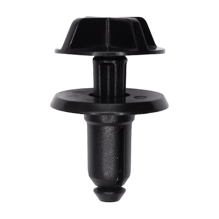 Auveco Push-Type Retainer, Black Nylon, 10PK 21703