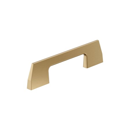 Amerock Angle 3 inch (76mm) Center-to-Center Champagne Bronze Cabinet Pull, 25PK 25VMP37299CZ