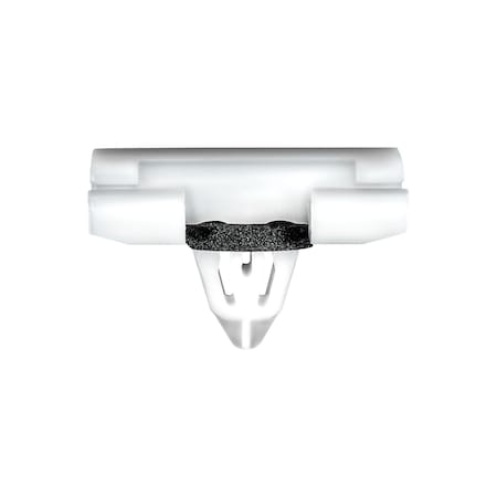 Auveco Land Rover Moulding Clip with Sealer, White Nylon, 10PK 22145