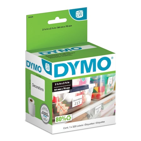 Dymo Multi-Purpose Labels, 320 Per Sheet 30324