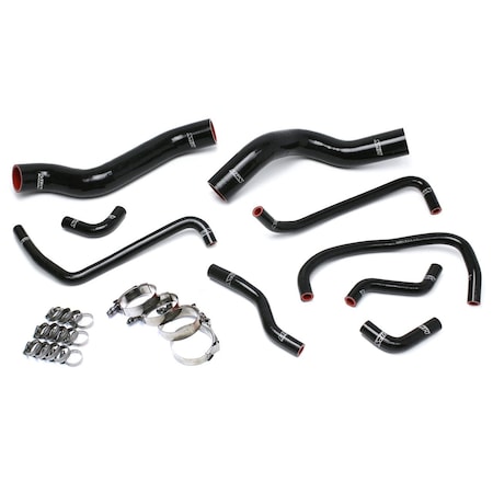 Hps Performance High Temp Reinforced Silicone Radiator and Heater Coolant Hose Kit, Black,  57-1503-BLK