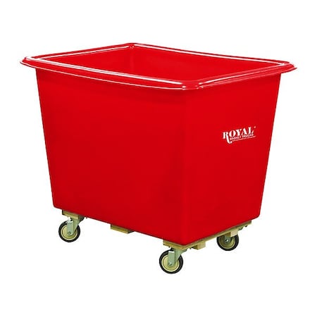 Royal Basket Trucks Cube Truck, Red, Polyurethane G06-RDX-PTA-4UNN