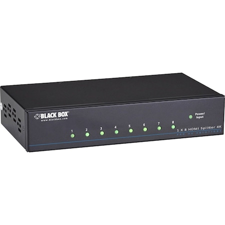 Black Box BLACK BOX, Splitter, Input: HDMI ;Output: HDMI VSP-HDMI1X8-4K