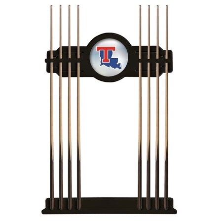 Holland Bar Stool Co Louisiana Tech Cue Rack in Black Finish CueBKLaTech