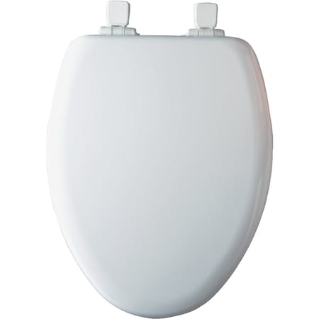 Bemis Mayfair NextStep2 Elongated Closed WhisperClose White Enameled Wood Toilet Seat 188SLOW 000