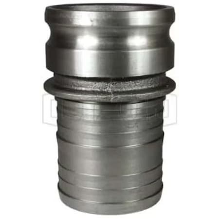 Dixon Boss-Lock Type E Cam and Groove Adapter, 2 in, Male Adapter x Hose Shank, Malleable Iron 200-E-MI