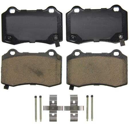 Wagner Brake QuickStop Rear Disc Brake Pad Set Ceramic, ZD1270