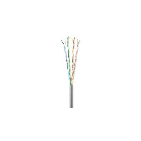 Cable Wholesale Bulk Slim Cat6a Gray Ethernet Cable, 28AWG Stranded Copper, UTP, Spool, 1000 foot 13X6-621MH