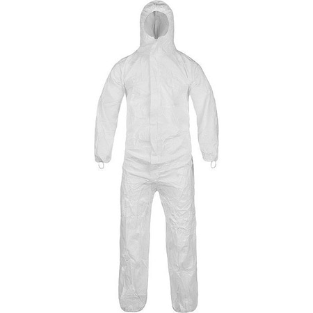 Cleanmax Coverall, Clean Processed, White, PK25 CTL428CMB-LG