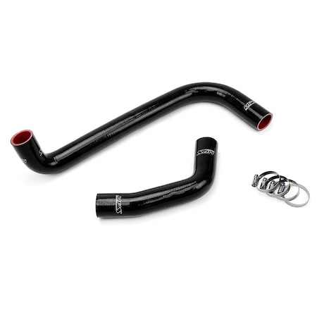Hps Performance High Temp Reinforced Silicone Radiator Coolant Hose Kit, Black,  57-1224-BLK